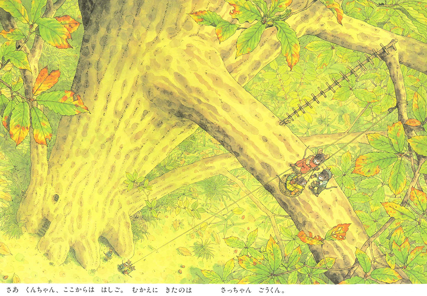 ポケットえほん　14ひきのおつきみ