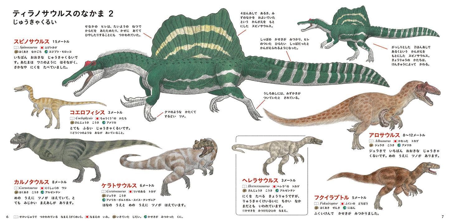 きょうりゅうのずかん（コドモエのえほん）